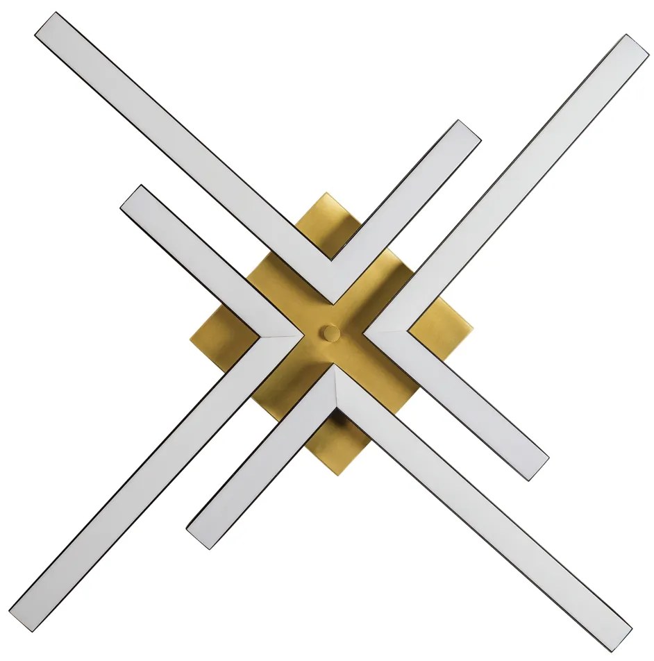 Plafon Play Quadrado 120X120Cm Led 65,6W Bivolt / "l" C/ 21,5X58Cm | U... (FN-F - Fendi Fosco, 3000k)