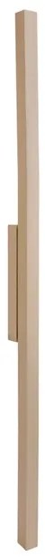 Arandela Led Aluminio Dourado 17,6w 3000k 127v Fit15
