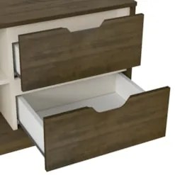 Rack Tv 65 Pol 160cm com 1 Porta Jaina Pinho/Off White A09 - Mpozenato