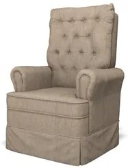 Kit 02 Poltronas de Amamentação e Descanso Com Balanço Laís G05 Linho