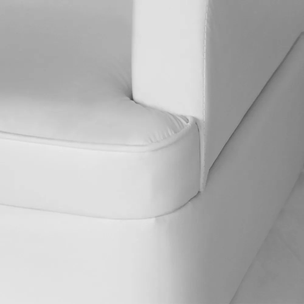 Conjunto Poltrona Ana de Amamentação com Balanço + Puff Ana + Trocador de Fraldas Courino Branco