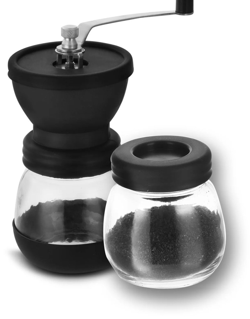 Moedor de Café Manual - Vidro e Silicone
