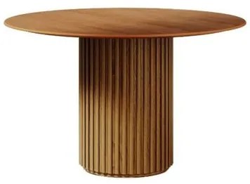 Mesa de Jantar Woodi Redonda Cor Cinamomo 120cm - 79458 Sun House