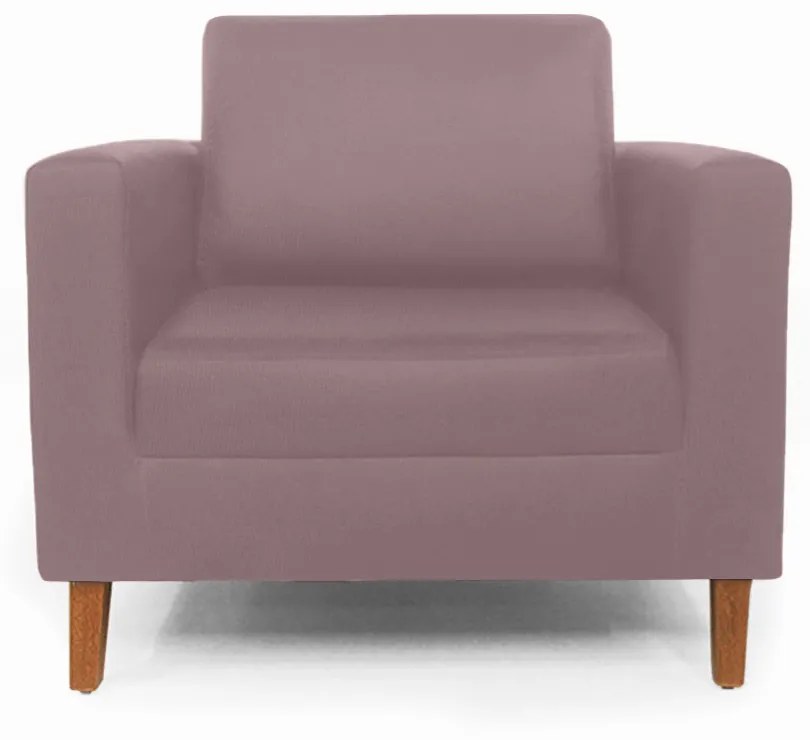 Poltrona Decorativa Gabriela Suede Crepe