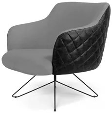 Kit 02 Poltronas Decorativas Jade Base Orby Fixa C-416 Corano Tressê L