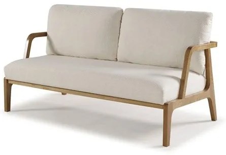 Sofá Dunas 3 Lugares Assento Macramê Pés Amêndoa 156cm - 69813 Sun House
