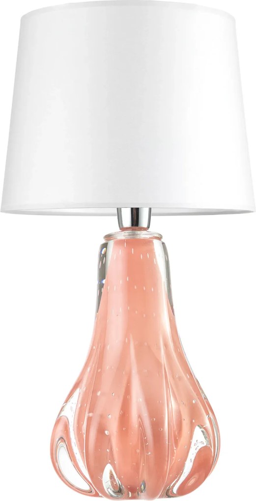 Abajur Murano Vendome Quartzo Rose