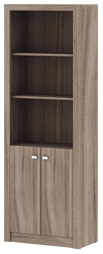 Armário Estante Alto para Escritório Home Office ME4110 MDP Carvalho G69 - Gran Belo