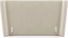 Cabeceira Cama Box King 195cm Nicea Z37 Veludo Bege - Mpozenato