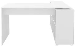 Conjunto Escritório Home Office 4 Peças Mity A06 Branco - Mpozenato