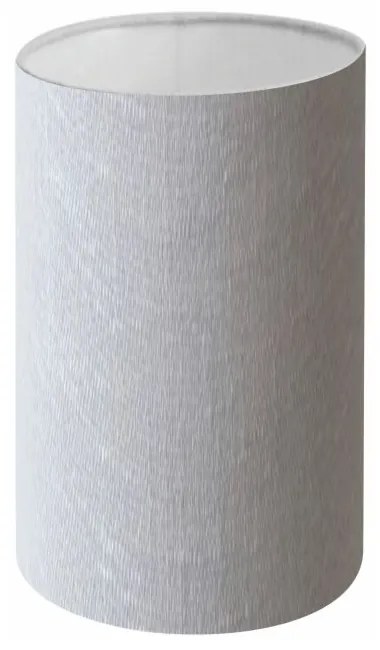 Cúpula Abajur Cilíndrica Cp-7002 Ø13x30cm Rustico Cinza