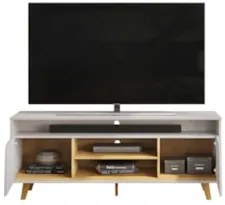 Rack Bancada de TV 60 Pol 150cm Elaine D04 Cedro/Bali - Mpozenato