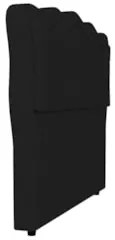 Cabeceira Casal King Cama Box 195cm Oregon Z04 Veludo Preto - Mpozenat