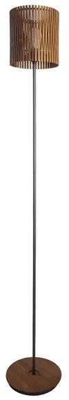 Luminaria De Piso Living Hinge 25W Madeira Natural Imbuia