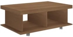 Mesa de Centro 90cm Para Sala Tamburato 50mm Kael Cinamomo A09 - Mpoze