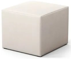 Poltrona de Amamentação Fixa com Puff Letícia Suede Bege - Phoenix