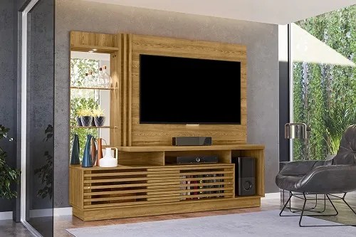 Home Theater Frizz Plus Cumaru - Madetec Móveis