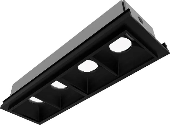 Plafon Led Modulo 4W Aluminio 3000K Preto New Fit40