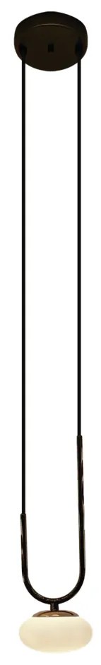 Pendente Ares 10X32Cm Led 5W - Usina 19755/1 Led (CP-M - Champanhe Metálico, 3000k, 110v)
