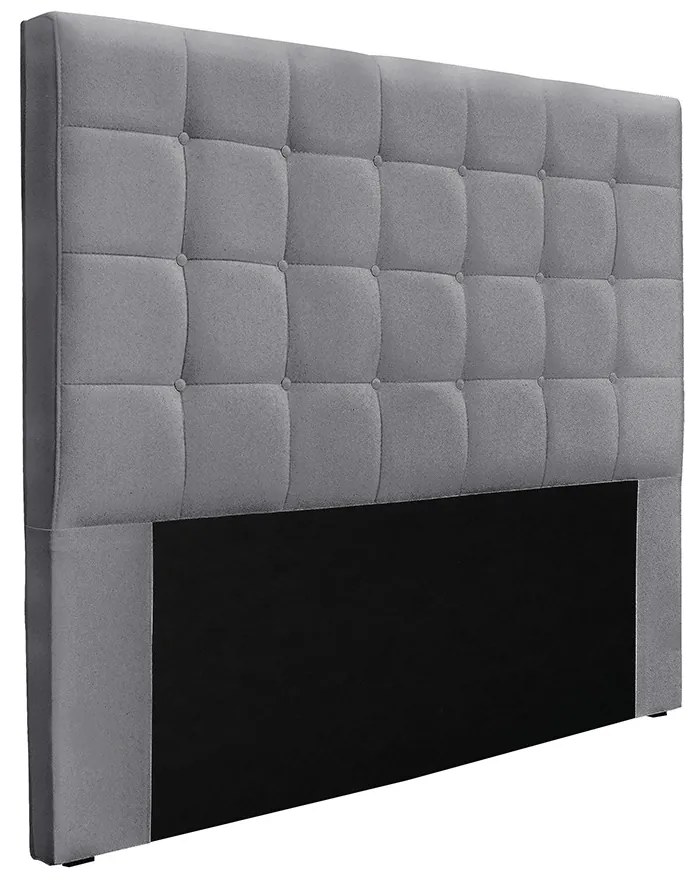 Cabeceira Cama Box Solteiro 90 cm Verona Linho S04 - D'Rossi - Cinza