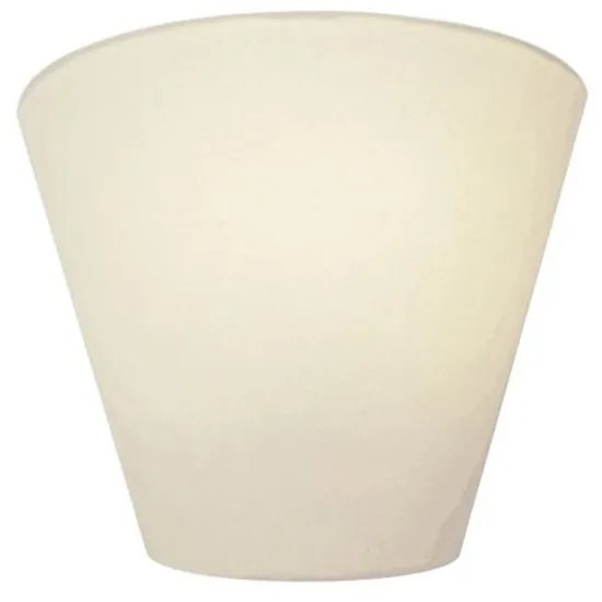 Arandela Retro Cone Md-2001 Cúpula em Tecido 25/26x13cm Branco - Bivolt