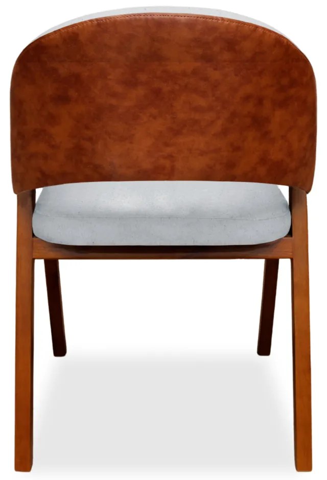 Poltrona Decorativa Suellen Linho Cinza