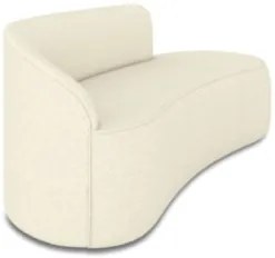 Sofá 3 Lugares Para Sala 180cm Orgânico Wendi Linho Bege I01 - Mpozen