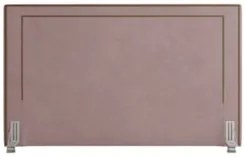 Cabeceira Cama Box Casal King 195cm Mali Z37 Veludo Rosê - Mpozenato