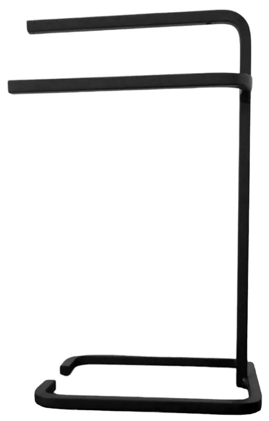 Porta Toalha para Pia Bancada Lavabo Duplo Clean Preto - Loja Sheep - Preto