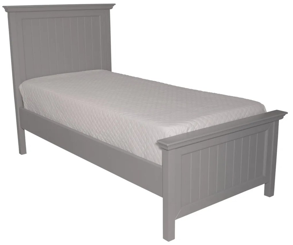 Cama de Solteiro Unique - Cinza Claire Clássica Kleiner