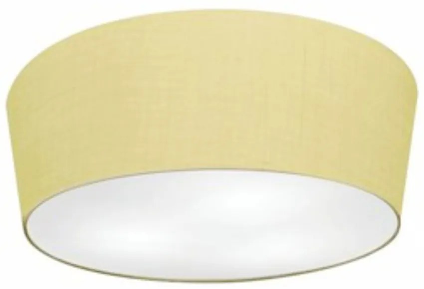 Plafon Cone Md-3004 Cúpula em Tecido 15/50x40cm Algodão Crú - Bivolt