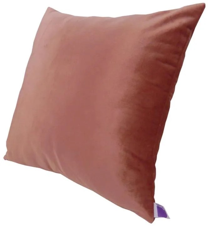 Capa de Almofada Lisa Peach de Veludo em Vários Tamanhos - Rosa Escuro - 60x60cm