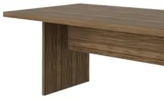 Mesa Escritório Reunião 200x71x100 cm ME4119 Nogal - Tecno Mobili