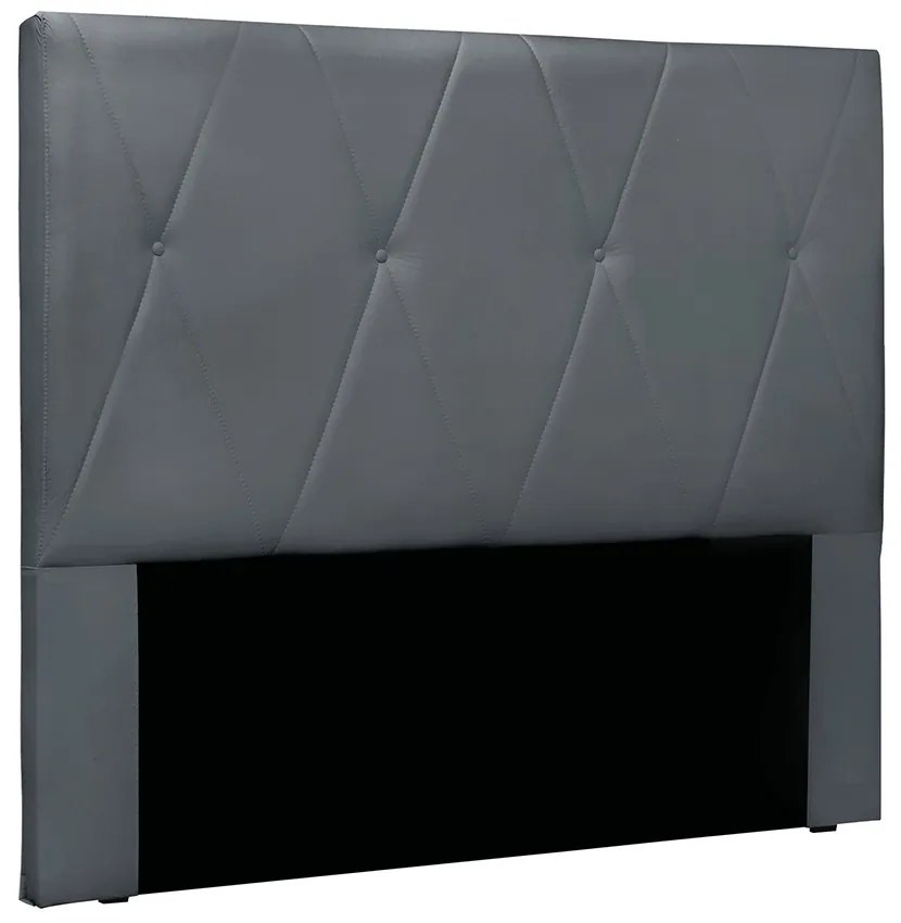 Cabeceira Cama Box Solteiro 90 cm Aquilla Veludo S04 - D'Rossi - Cinza