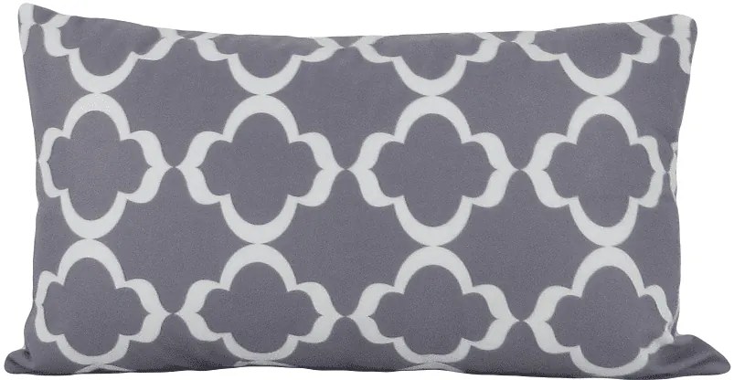 3 Capas Almofada Confort Veludo Cinza 30x50cm