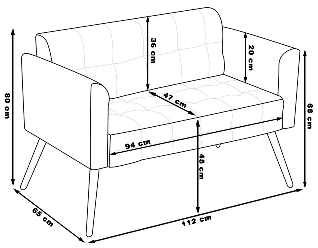 Conjunto 2 Poltronas e 1 Namoradeira Pés Palito Karen Suede Azul Marinho G19 - Gran Belo