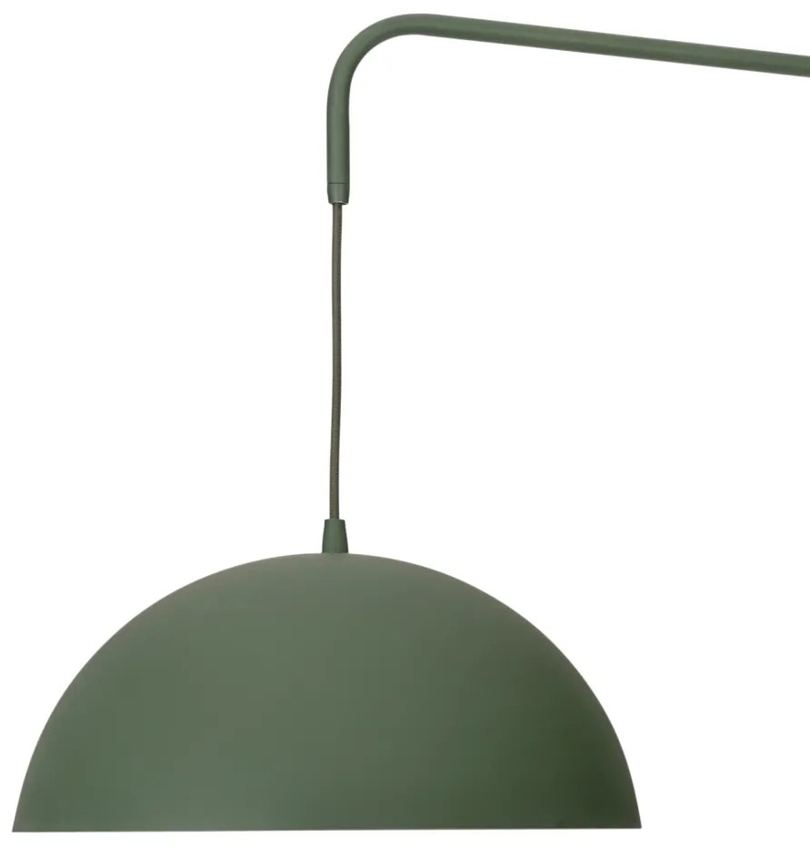 Arandela Yoná 32X95,2X44,2Cm 1Xe27 Braço Haste E Cúpula Alumínio - Usi... (FN-F - Fendi Fosco)