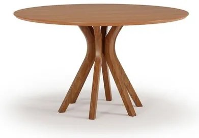 Mesa Jantar Delfim Redonda Cor Champagne 140cm - 76935 Sun House