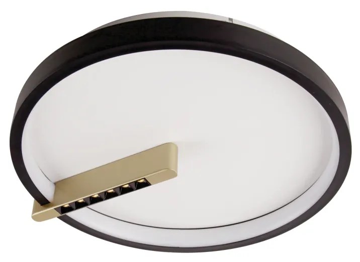 Plafon Byte Ø38,5X7,5Cm Redondo Led 46W 3000K Bivolt Alumínio E Acríli...