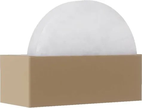 Arandela Led Rocha E Metal Dourado 2W 3000K Sun