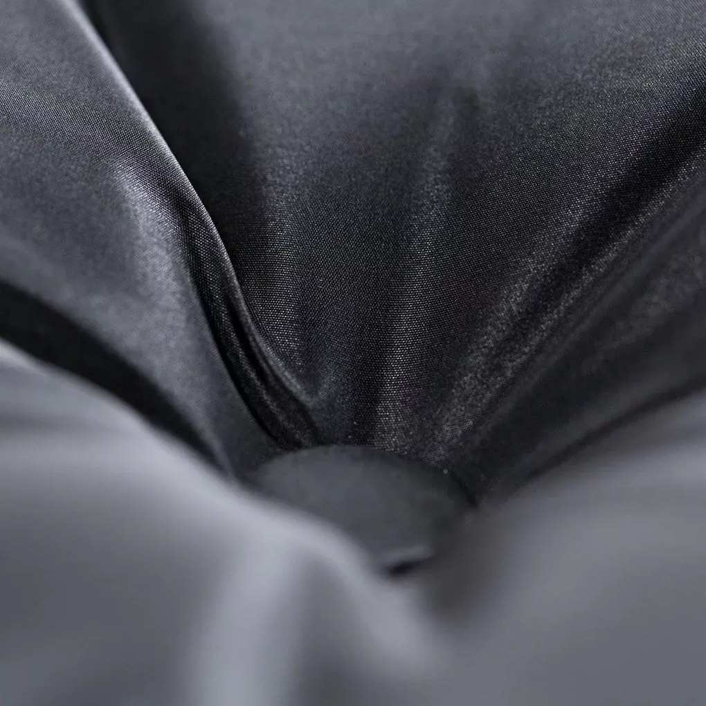 Colchonete Futon Dobravel Enrolavel 130X60X13Cm Orthovida (Preto)