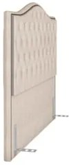 Cabeceira Cama Box Casal 140cm Siena Z37 Linho Cru - Mpozenato