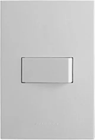Conjunto Interruptor Simples Branco Com Placa 4X2 Inova Pro