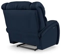 Poltrona do Papai Reclinável Kalie Power Touch USB FH9 PU Azul - Mpoze