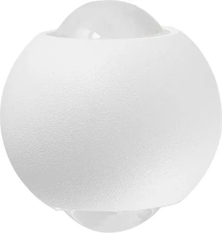 Arandela Led Aluminio 2W 160Lm Ip65 3000K Poke - BRANCO