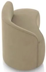 Sofá 2 Lugares Para Sala 140cm Orgânico Wendi Suede Marrom Rt I01 - M