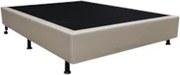 Base Box para Cama Casal 138x188cm Liz S05 Sintético Bege - Mpozenato