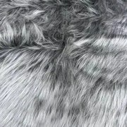 Tecido Pelúcia de Pelo Alto 1,60x5,00 m para Decoração Grafite - D'Rossi