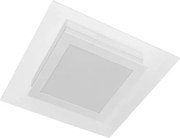 Plafon Led Sobrepor Quadrado 16w Branco Lisboa - LED BRANCO FRIO (6500K)