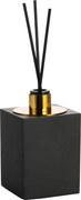 Porta Difusor de Ambientes Resina - Preto Fosco - Gold Preto Fosco - Gold